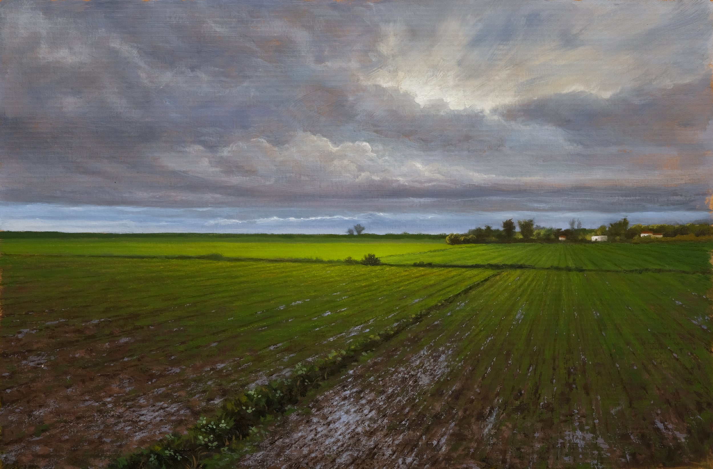 Les Rouches - Huile sur carton, 2023 par JanMar