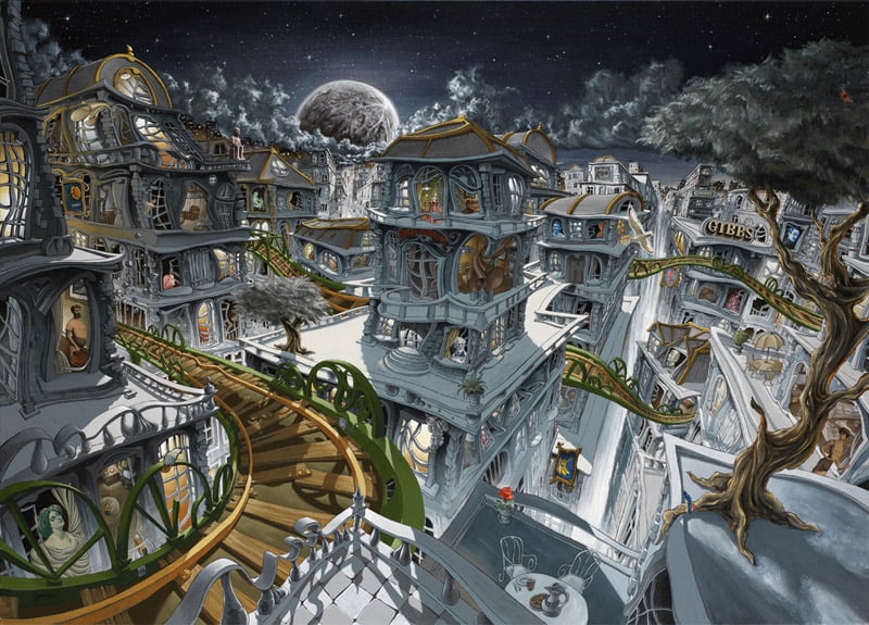 Royal Windsor - Acrylique et collages sur toile, 2012 par JanMar